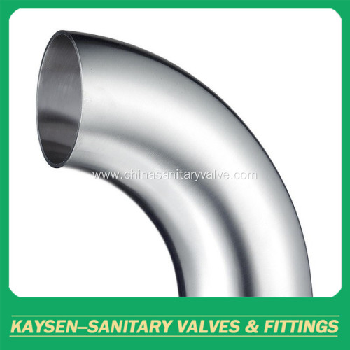 SMS/DS Sanitary long welded Elbow 90 degree